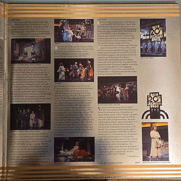 ON THE TWENTIETH CENTURY LP Original 1978 Broadway Cast - Picture 3 of 11